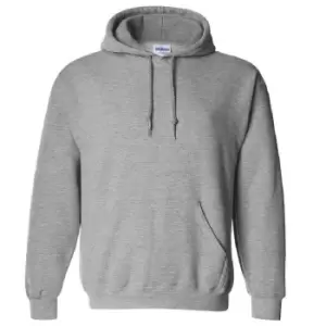 Gildan Heavyweight DryBlend Adult Unisex Hooded Sweatshirt Top / Hoodie (13 Colours) (XL) (Sport Grey)
