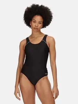 Regatta Active Swimsuit, Black, Size 12, Women