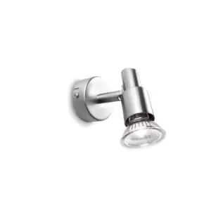 Slem 1 Light Ceiling Flush Light Nickel GU10