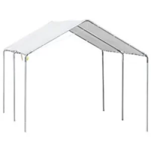 OutSunny Portable Garage White 2600 x 5950 x 2900 mm