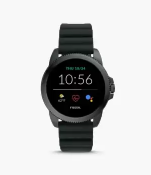 Fossil Men Gen 5E Smartwatch Black Silicone