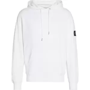 Calvin Klein Jeans Badge Hoodie - White