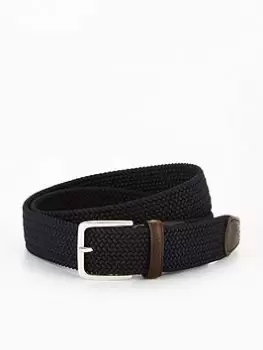 Gant Gant Woven Braided Belt, Navy, Size 105 Cms, Men