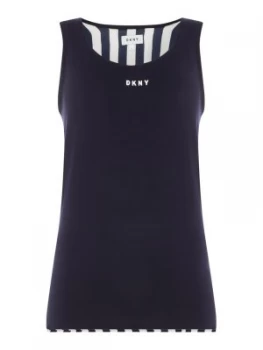 DKNY Walk the Line PJ vest Blue