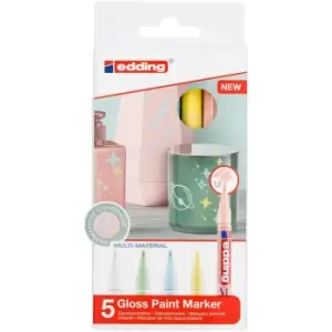 Gloss Paint Marker 5pcs Multicolour 751 Edding multicolour