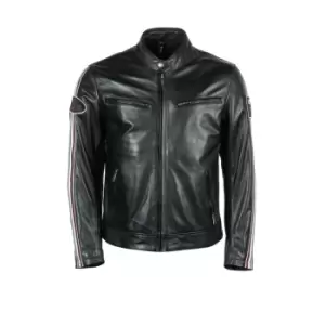 Helstons Race Leather Aniline Black Jacket M