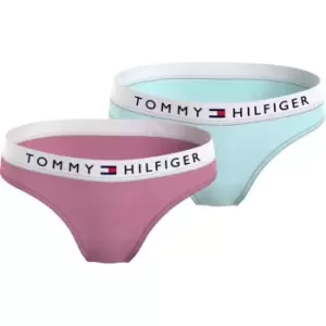 Tommy Hilfiger 2pk Logo Brief Junior Girls - Pink