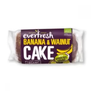 Everfresh Organic Sprouted Banana & Walnut Cake - 350g