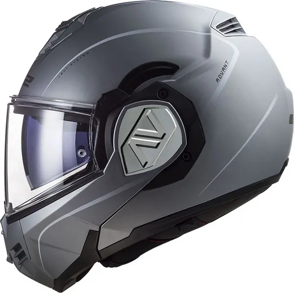 LS2 FF906 Advant Special Matt Silver Modular Helmet Size M