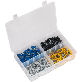 Sealey 200 Piece Number Plate Screw Assortment