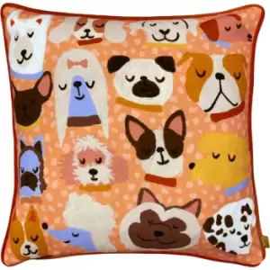 Furn. - Woofers Dog Cushion Multi - Multicolour