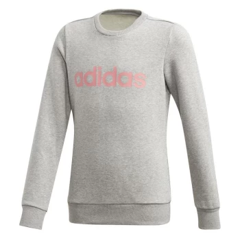 adidas Linear Pullover Sweatshirt - Grey