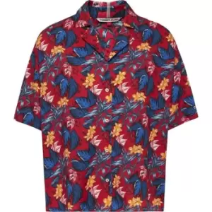 Tommy Jeans Tjw Printed Oversized Ss Shirt - Multi