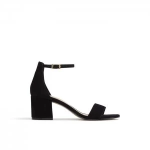 Aldo Villarosa Low Block Heel Sandal Black