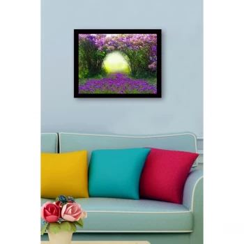 SC0763 Multicolor Decorative Framed MDF Painting