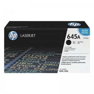 HP 645A Black Laser Toner Ink Cartridge