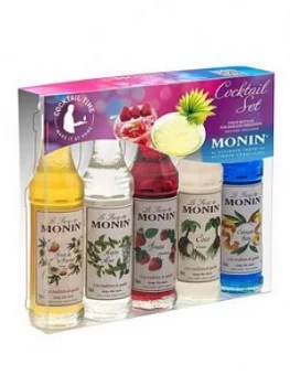 Monin Syrups Set Of 5 Cocktail Flavours