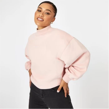 Jack Wills High Neck Sweatshirt - Pink