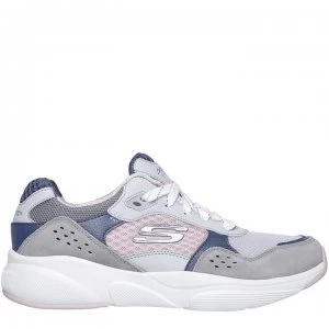 Skechers Meridian Trainers Ladies - Grey/Pink