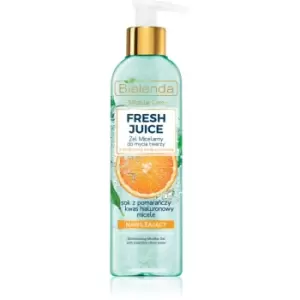 Bielenda Fresh Juice Orange Cleansing Micellar Gel with Moisturizing Effect 190 g