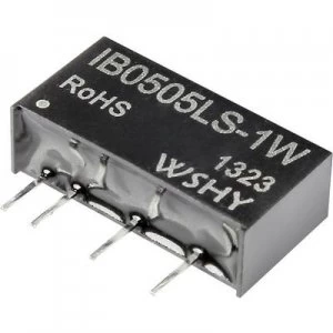 IB0505LS 1W DCDC converter print 5 Vdc 5 Vdc 200 mA 1 W No. of outputs 1 x