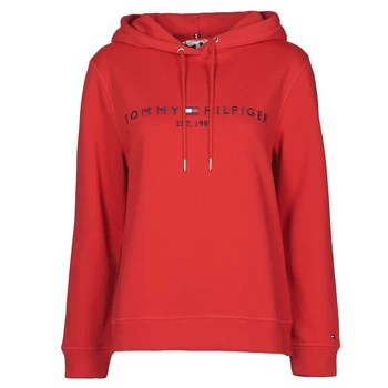 Tommy Hilfiger REGULAR HILFIGER HOODIE womens Sweatshirt in Red - Sizes S,M,L,XL,XS