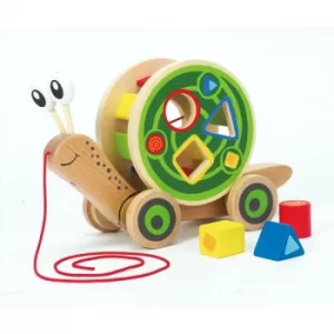 Hape Walk-A-Long Snail Pull Along Toy