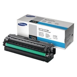 Samsung CLT C506L Cyan Laser Toner Ink Cartridge SU038A