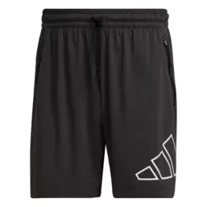 adidas Train Icons 3-Bar Training Shorts Mens - Black