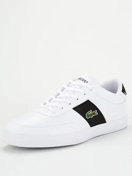 Lacoste Court-Master 319 Leather Trainers - White/Black, Size 11, Men