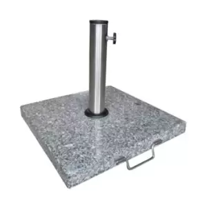 Harbour Lifestyle 30Kg - Square Granite Parasol Base - With Telescopic Handle & Wheels