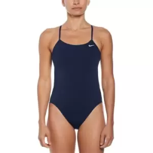 Nike Cut Out Swimsuit Womens - Blue