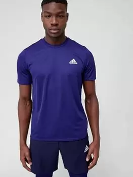 adidas Performance AEROREADY Designed For Movement T-Shirt - Navy, Size 2XL, Men