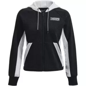 Under Armour Armour Rival Fleece Full Zip Hoodie Womens - Black