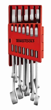 Teng Tools 8512A Combination Spanner Set - Anti Slip 12pc 8 -19mm in Case