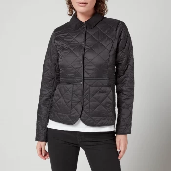 Barbour Womens Deveron Polar Quilted Jacket - Black - UK 16