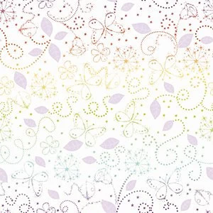 Tinkerbell Fairytale Garden Multicoloured Decorative Wallpaper - 10m