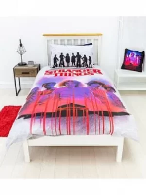 Stranger Things Dark Side Duvet Set Single (Panel)