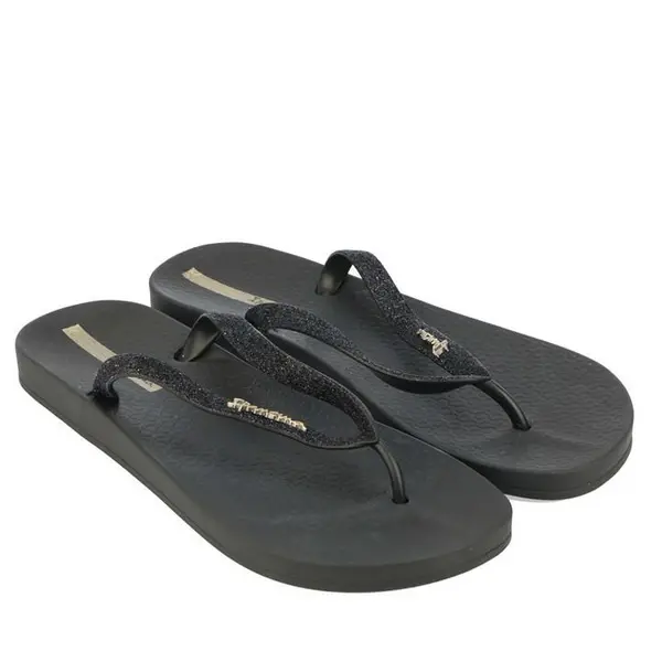 Ipanema Anatomic Lolita Glitter Flip Flops - Black 3