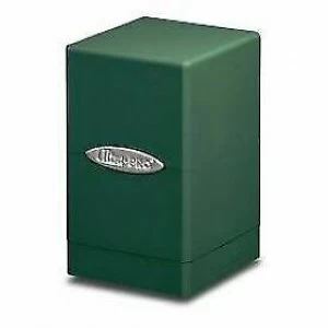 Ultra Pro Green Satin Tower Deck Box