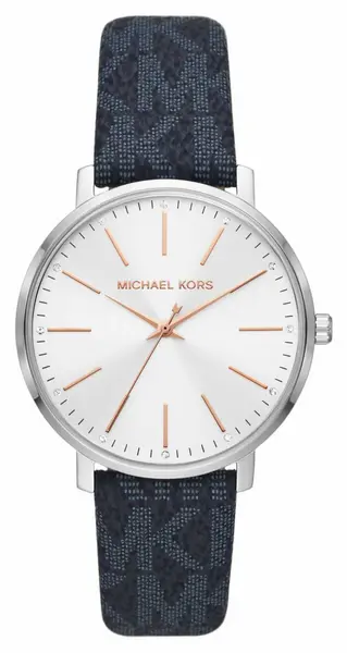 Michael Kors MK7244 Pyper Womens MK print Fabric Watch