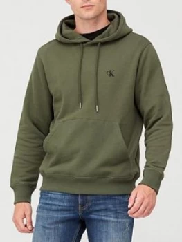 Calvin Klein Jeans Ck Essential Regular Overhead Hoodie - Green