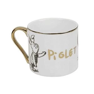 Disney Classic Collectable New Bone China Mug - Piglet