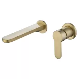 Wall Mounted Brass Basin Mixer Tap - Zorah