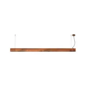 Larissa Karlovo Line Bar Light Aluminium LED - Copper Rusty With Sandy Black