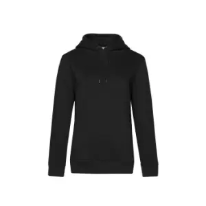 B&C Womens/Ladies Queen Hoodie (XL) (Black)