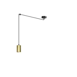 Traker Black/Gold Pendant Ceiling Light 1x GU10