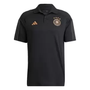 adidas Germany Tiro 23 Polo Shirt Mens - Black