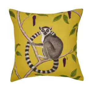 Sanderson Jackfruit Cushion 45cm x 45cm, Fig & Olive