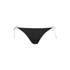 Tommy Bodywear String Side Tie Cheeky Bikini - Black